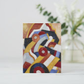 Marsden Hartleyによる抽象化 ポストカード (スタンド正面)