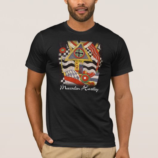 Marsden Hartley -ドイツの役人のポートレート Tシャツ (正面)