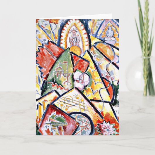 Marsden Hartley -音楽テーマ シーズンカード (正面)