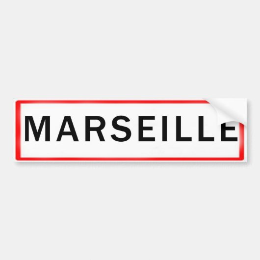 MARSEILLE バンパーステッカー (正面)