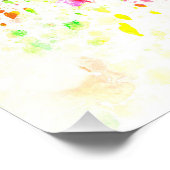 Marseilles skyline in watercolor background フォトプリント            (角)