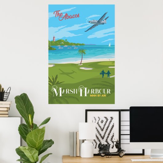 Marsh Harbour Poster ポスター (ホームオフィス)