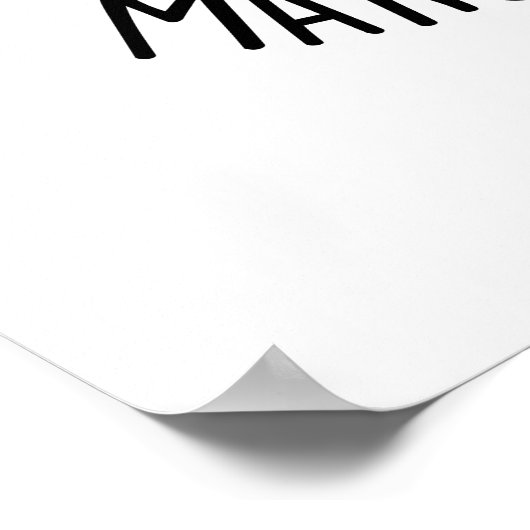 Marsh-meow-lows Cat おもしろい Marshmallow PUn ポスター (角)