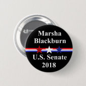 Marsha Blackburnの上院2018年のテネシー州 缶バッジ (正面&裏面)