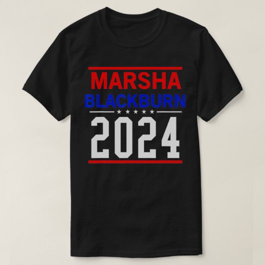 Marsha Blackburn 2024 For President  Tシャツ (デザイン正面)