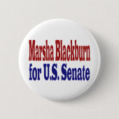 Marsha Blackburn for U. S.上院ボタン 缶バッジ (正面)