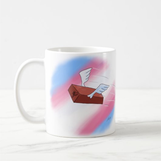 Marsha P. Johnsonが彼女に敬意を表す(Mug) コーヒーマグカップ (左)