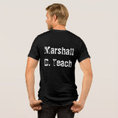 Marshall D. Teach トライブレンドTシャツ (裏面全面)