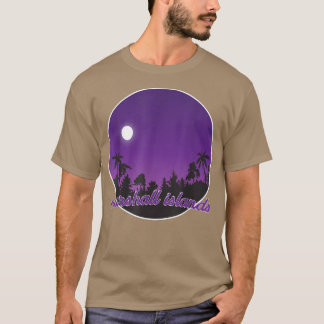 marshall islands By night with Palms Tシャツ