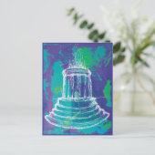 Marshall Michigan Fountain                         ポストカード (スタンド正面)