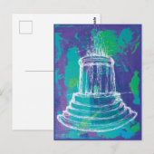 Marshall Michigan Fountain                         ポストカード (正面/裏面)