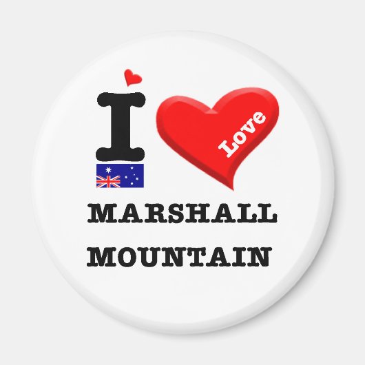 MARSHALL MOUNTAIN - 大好き マグネット (正面)