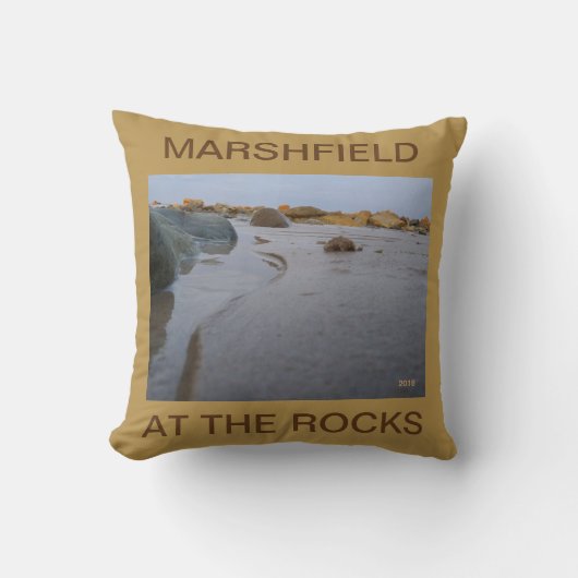 MARSHFIELDは枕ROCKS/RIVERでフリップ、2味方しました クッション (正面)