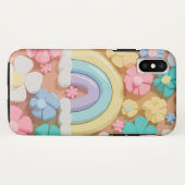 Marshmallowお洒落開花 – 電話鮮やかケース Case-Mate iPhoneケース (裏面(横))