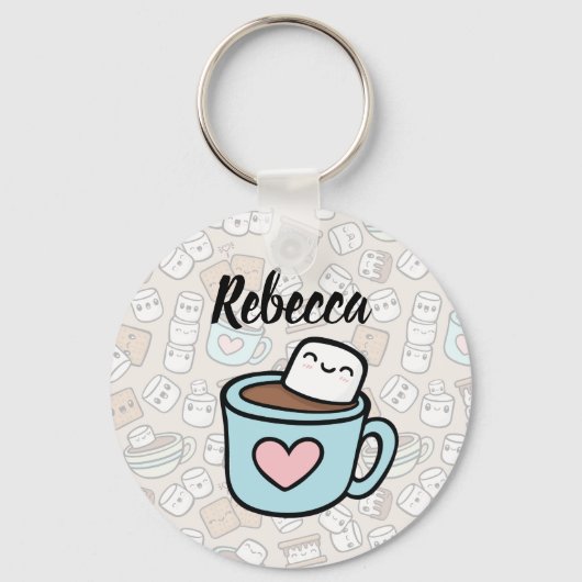 Marshmallowの処理 キーホルダー (正面)