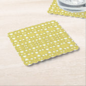 Marshmallowハート ペーパーコースター (アングル)