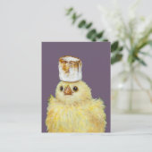 Marshmallowピープポストカード ポストカード (スタンド正面)