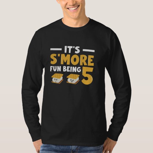 Marshmallow誕生日S'moreおもしろいの存在5 - Mallow C Tシャツ (正面)