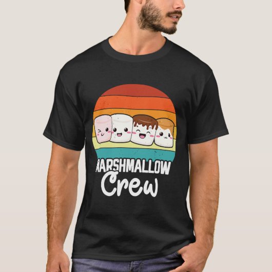 Marshmallow Roaster Smore Camping Smore Station Ca Tシャツ (正面)