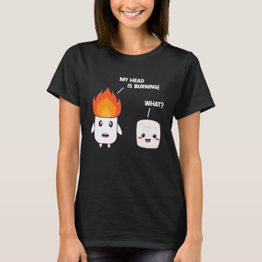 Marshmallow Roaster Smore Camping Smore Station Ca Tシャツ (正面)