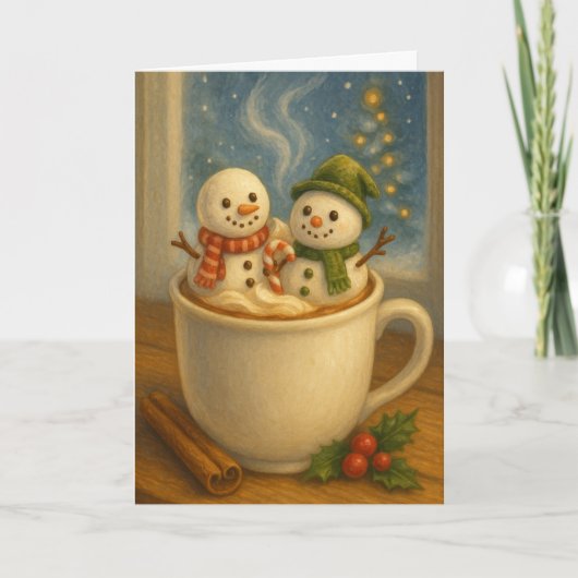 Marshmallow Snowmen Hot Cocoa シーズンカード (正面)