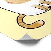 MARSHmeowLOWSお洒落 Wordplay Cat Marshmallows ポスター (角)