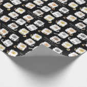 MARSHmeowLOWSお洒落 Wordplay Cat Marshmallows ラッピングペーパー (角)