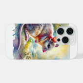 Marsupial Mouse 120924AREF104 - Watercolor iPhoneケース (裏面横)