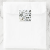 Marsupialia, Monetremata, Edentata スクエアシール (バッグ)