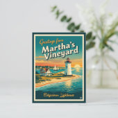 Martha’s Vineyard MA, Edgartown Lighthouse ポストカード (スタンド正面)