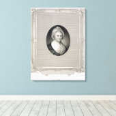 Martha Washington、James Barton Longacによる刻印 キャンバスプリント (インサイチュ (ウッドフロア))