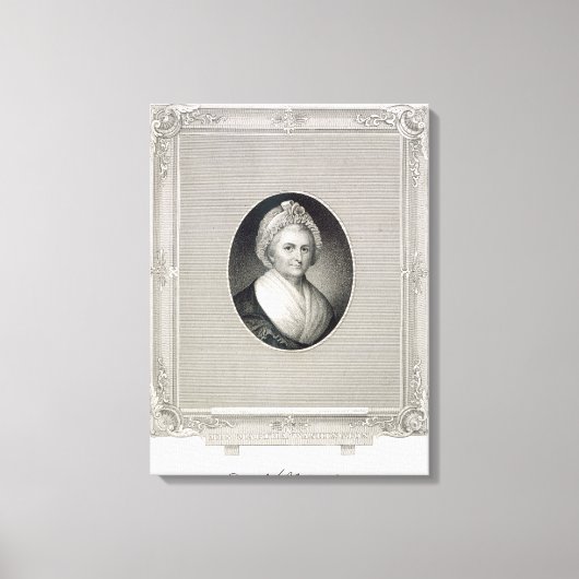 Martha Washington、James Barton Longacによる刻印 キャンバスプリント (正面)