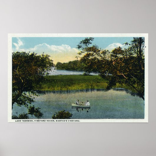 Martha's Vineyard, Lake Tashmoo Scene ポスター (正面)