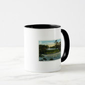 Martha's Vineyard, Lake Tashmoo Scene マグカップ (正面右)