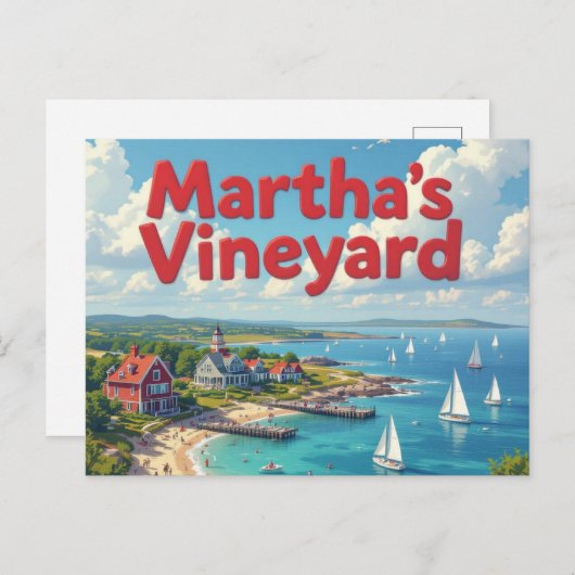 marthas vineyard vacation ポストカード (正面/裏面)