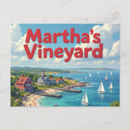 marthas vineyard vacation ポストカード