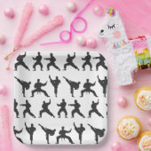 Martial Arts ペーパープレート (パーティー)