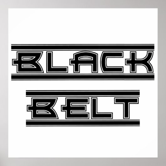 Martial Arts Black Belt ポスター (正面)