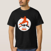 Martial Arts Black Belt Pride Tシャツ (正面)