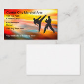 Martial Arts Instruction Class 名刺 (正面/裏面)