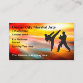Martial Arts Instruction Class 名刺 (正面)