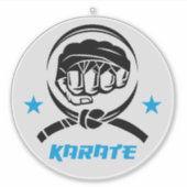 Martial Arts Karate Black Belt シール (正面)