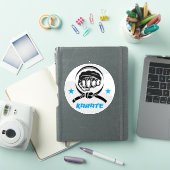 Martial Arts Karate Black Belt シール (iPadカバー)