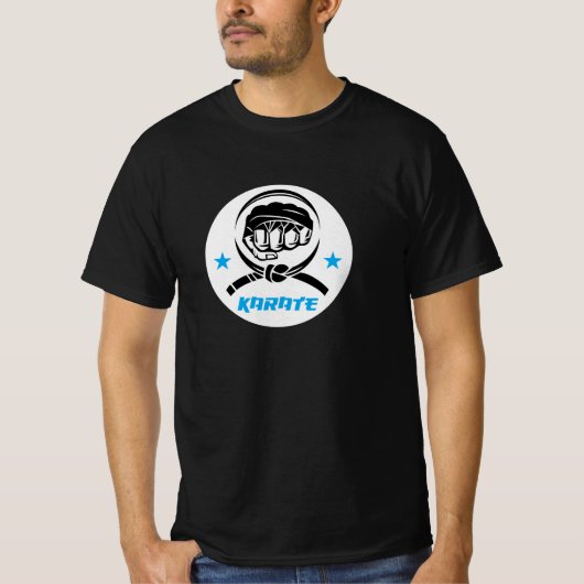 Martial Arts Karate Black Belt Tシャツ (正面)