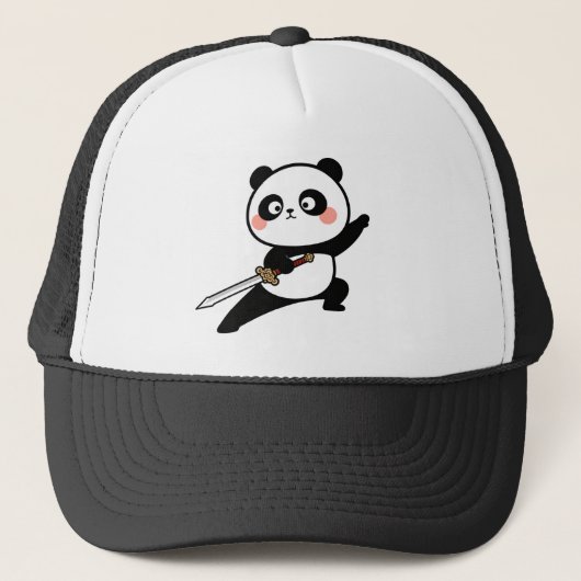 Martial Arts Panda Hat キャップ (正面)