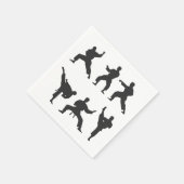 Martial Arts Paper スタンダードカクテルナプキン (角)
