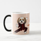 Martial Arts Shih Tzu Mug – Cute Dog Gift モーフィングマグカップ (左)