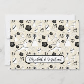 Martial Arts Wedding Note Card ノートカード (正面)