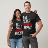 Martial Ninja Costume  Eat Sleep Capoeira Repeat Tシャツ (ユニセックス)