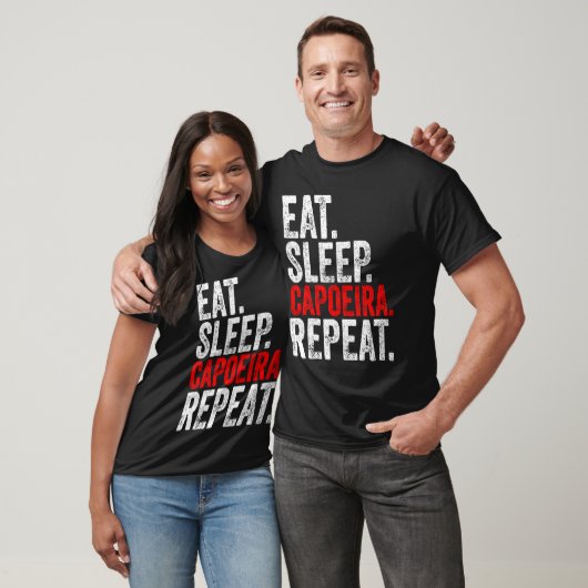 Martial Ninja Costume  Eat Sleep Capoeira Repeat Tシャツ (ユニセックス)